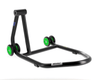 Béquille monobras gauche BIHR Home Track noir mat roues vert