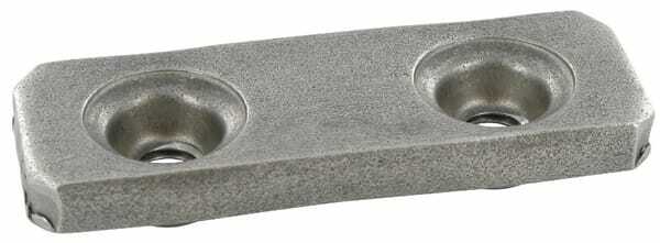 Pièces agricoles - Hydraulique - Plaq. à souder lourde gr. 2