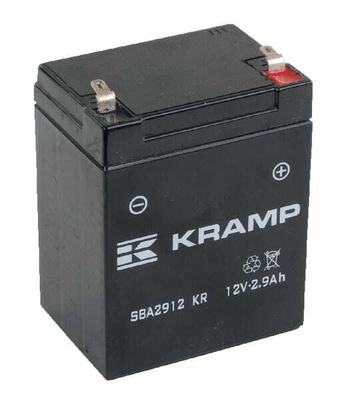 Pièces agricoles - Eclairage - Batterie 12V 2,9Ah Kramp