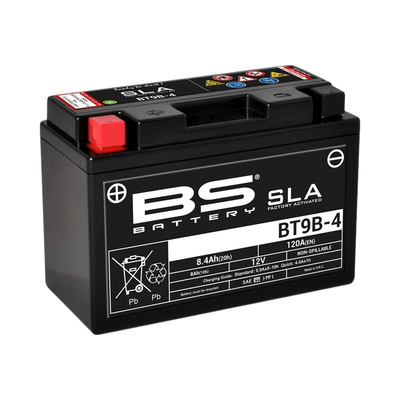 Pièces Quad & Motos - Electrique - Batterie BS BATTERY SLA sans entretien activé usine - BT9B-4