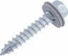 Vis auto-perforante 6.5x38mm,tête hexagonale de 10 mm, DIN 7976 Kramp
