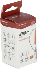 Pièces agricoles - Electricité - Ampoule LED à Filament - Globe G45 E14 4,5W