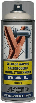 Chimie - Chimie divers - RAL 9001 spray acr. blc crème