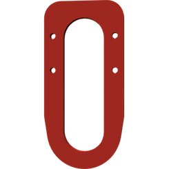 Pièces agricoles - Pièce divers - guides à rouleaux peints