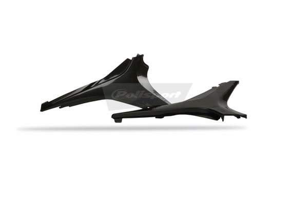 Pièces Quad & Motos - Plastiques - Caches boîte à air POLISPORT noir Honda CRF250R/CRF450R