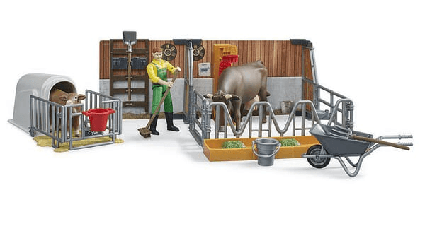 Loisirs - Jouets - Étable pour vaches et veaux bworld