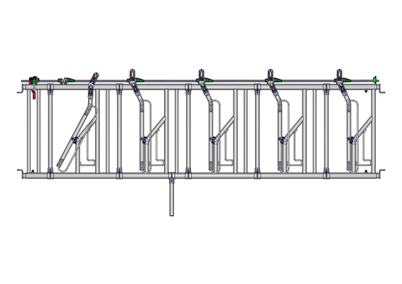 Materiels - Cornadis - PACK DE 6 PANNEAUX AXIAL II REG DE 5P./4M L.3.70M