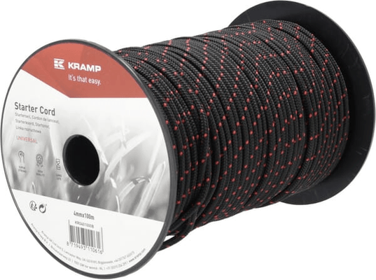 Pièces agricoles - Moteurs pièce adaptable - Cordon de lanceur 4,0 mm x 100 m noir