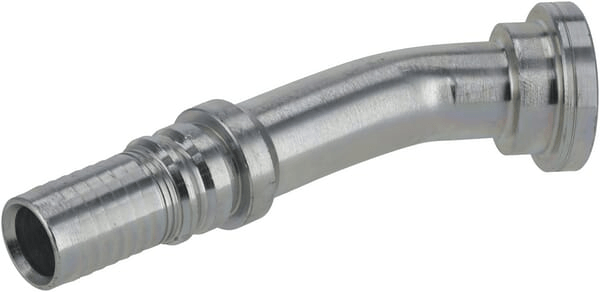 Pièces agricoles - Hydraulique - Raccord à sertir 4SH-DN25 avec flasque ø47,6 mm 30°
