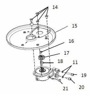 Pièces agricoles - Jardin et forêt pièce adaptable - Drive Pinion Gear