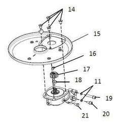 Pièces agricoles - Jardin et forêt pièce adaptable - Drive Pinion Gear