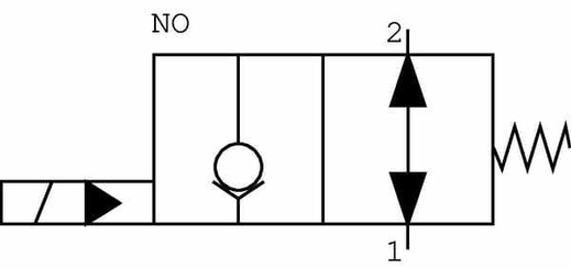 Pièces agricoles - Hydraulique - Valve 2/2 SVP10NOR 12VDC A06