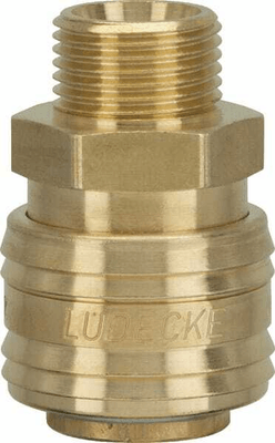 Pièces agricoles - Pièce pneumatique - Raccord rapide f.mâle BSP 3/8"