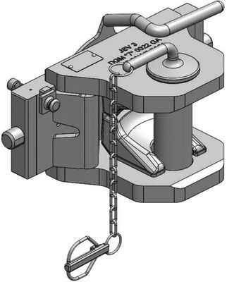 Pièces agricoles - Tracteur pièce adaptable - Oeillet d'attelage W330 S32 Cat. D3 (diamètre 50mm) m. Limiteur de jeu DFS