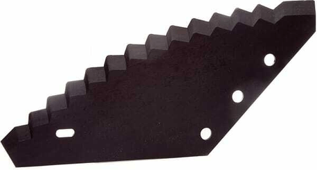 Pièces agricoles - Fenaison & élevage - Lame de distributrice carbure, 528x274x6mm Ø 19.5mm