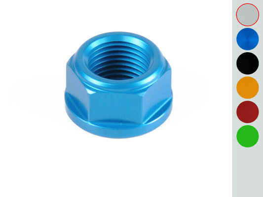 Pièces Quad & Motos - Pièces communes - Ecrou d'axe de roue arrière LIGHTECH ergal argent Yamaha Mt-03