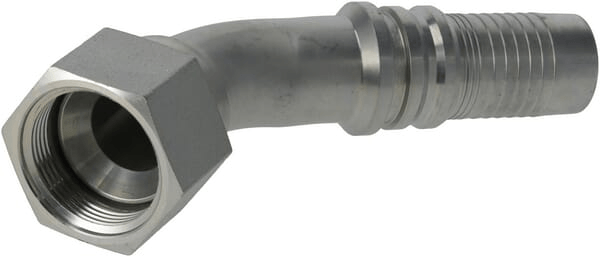 Pièces agricoles - Hydraulique - Raccord à sertir 4SH-DN32-1,5/8" UNF-45°