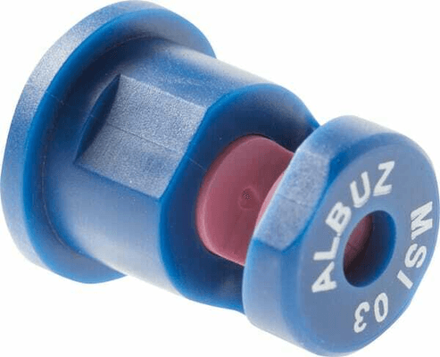 Pièces agricoles - Pièce Pulvérisateur - Buse à jet plat MSI 160° 03 bleu céramique Albuz