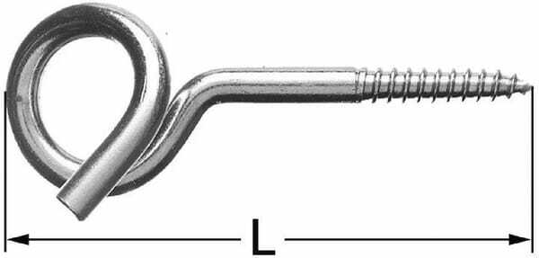 Pièces agricoles - Fasteners - Vis à œillet x120