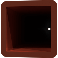 Pièces agricoles - Pièce divers - tube carré f. herse 2453mm -peint-