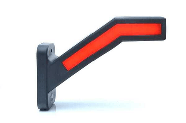Pièces agricoles - Eclairage - Feu de gabarit droit LED, 12-24V, 184.9x58x145.5mm, indicateur de direction dynamique, Kramp