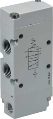 Pièces agricoles - Pièce pneumatique - Vanne 5/2, pneumatique 1/8"