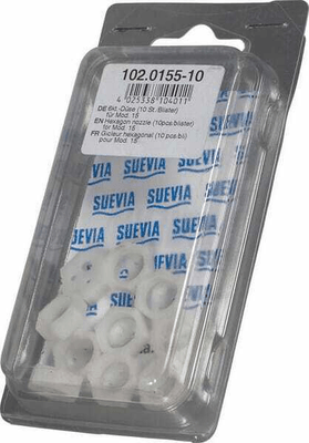 Pièces agricoles - Cloture,Jardin & Sylviculture - Buse hexagonale 10pcs./blister