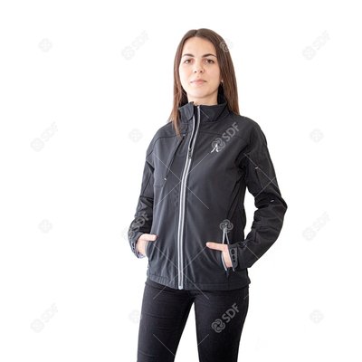 Pièces agricoles - Merchandising - Softshell noir pour hommes, L