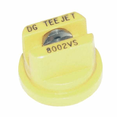 Pièces agricoles - Pièce Pulvérisateur - Buse à jet plat DG 80° 02 jaune inox TeeJet