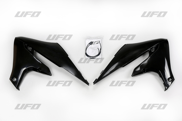Pièces Quad & Motos - Plastiques - Ouïes de radiateur UFO noir Yamaha YZF450F