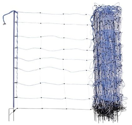 Pièces agricoles - Cloture,Jardin & Sylviculture - Tresse TitanNet Premium 50m bl/wh 122 cm Dbl Prong