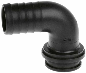 Pièces agricoles - Pièce Pulvérisateur - Embout 90° 40 mm pour écrou à oreilles 2"