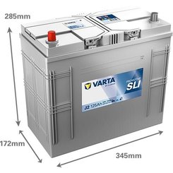 Pièces agricoles - Eclairage - Battery 12V 125Ah 720A J2 VARTA Promotive SLI