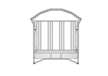 Materiels - Râtelier - PACK DE 2 RATELIER BIG BALL TYPE CHEVAL SANS 3 POINTS