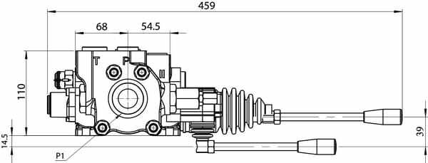 Pièces agricoles - Hydraulique - Vanne sections 7 sections