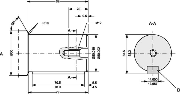 Pièces agricoles - Hydraulique - Roue moteur d’axe Ø50 cylindr