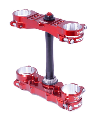 Pièces Quad & Motos - Equipement véhicule - Té de fourche XTRIG ROCS Pro Supermotard Offset Ø14-16mm Xtring marron Yamaha YZ250F/450F