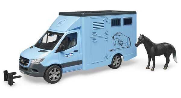 Loisirs - Jouets - MB Sprinter transporteur d'animaux avec 1 cheval