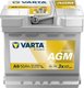 Battery 12V 50Ah 540A A9 VARTA Dynamic AGM