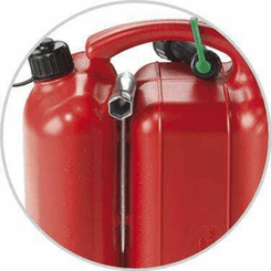 Pièces agricoles - Jardin et forêt pièce adaptable - Jerrican double 6 + 3 litres blanc