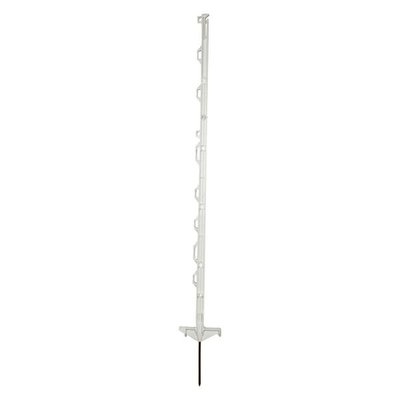 Pièces agricoles - Cloture,Jardin & Sylviculture - Piquet de clôture, polypropylène, standard 90 cm blanc DS (10x)