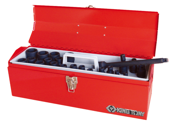 Outils - Outils divers - Coffret douilles à chocs 1/2" 22 pièces de 8 à 32mm 87A03AUS+4424MP