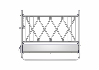 Accessoires et options matériel  - Matériel d'élevage - autre - RATELIER 4 FACES TYPE OBLIQUE SANS TOIT