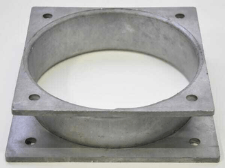 Pièces agricoles - Hydraulique - Bride réducteur p 8" fermeture