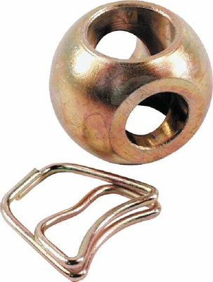 Pièces agricoles - Tracteur pièce adaptable - Boule d’attelage inférieure double spéciale, Cat.2/1/2 Ø22.0-28.5/56x44.5mm