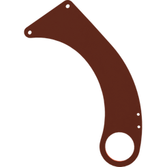 Pièces agricoles - Pièce divers - Plaque de retenue – peinture