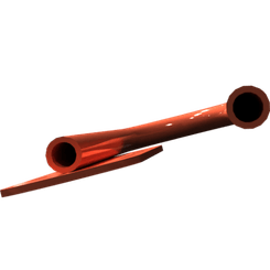 Pièces agricoles - Pièce divers - support droite-peint-