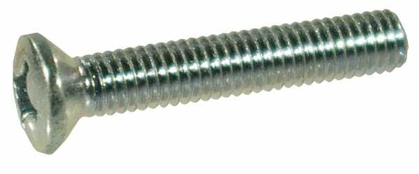 Pièces agricoles - Fasteners - Vis à tête fraisée bombée à empreinte de cruciforme M6x45 galv.