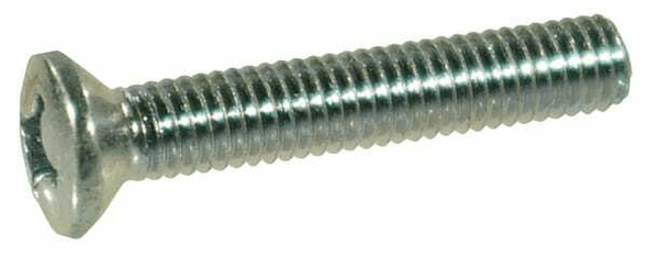 Pièces agricoles - Fasteners - Vis à tête fraisée bombée à empreinte de cruciforme M6x45 galv.