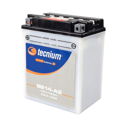 Pièces Quad & Motos - Electrique - Batterie TECNIUM conventionnelle avec pack acide - BB14-A2